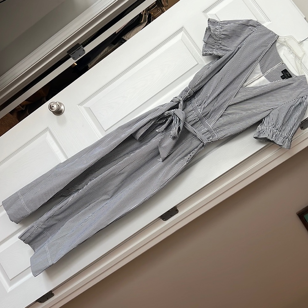 J. Crew Striped Jumpsuit
